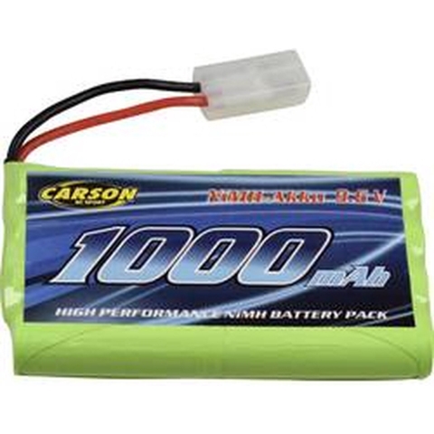 Carson Modellsport NiMH accupack 9.6 V 1000 mAh Tamiya-stekker