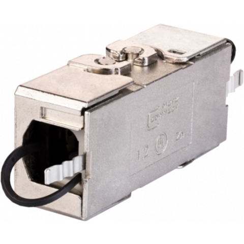 Metz Connect Netwerk Adapter CAT 6A Zilver (metallic)