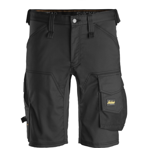 Snickers 6143 AllroundWork Stretch Korte Broek- Zwart - Maat 054
