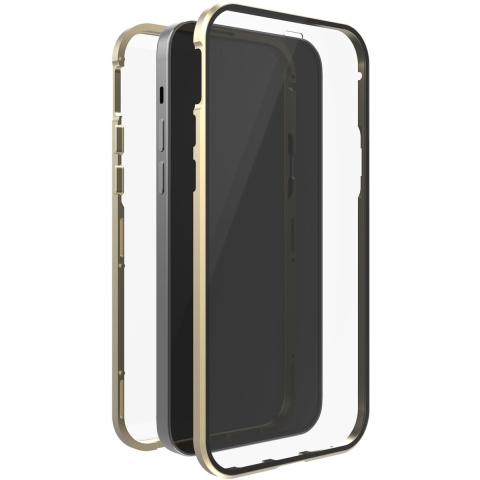 White Diamonds 360 Glas Cover Voor Apple IPhone 14 Goud