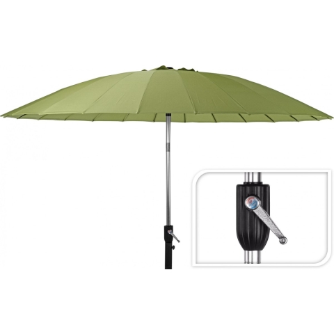 Parasol Shanghai met Draaimechanisme 270 cm Groen