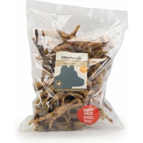 Beeztees Kippenpoten - Hondensnack - Voordeel - 500 gram