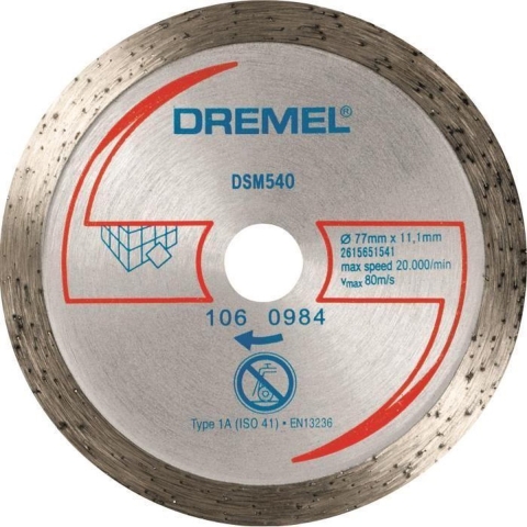 Dremel DSM20 multifunctionele carbide-verzinksnijschijf (DSM600) - 2615S600JB