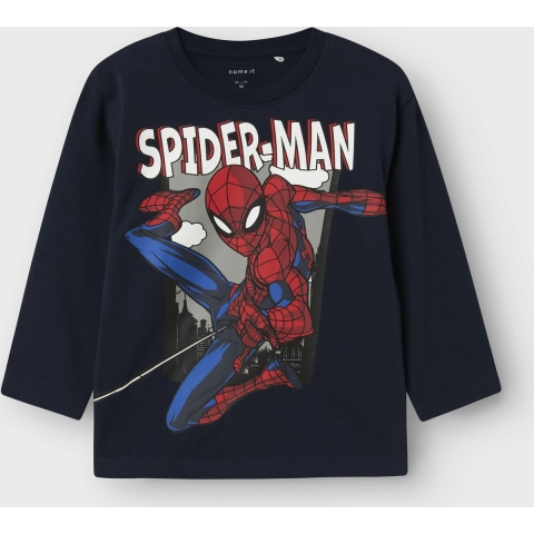 Name It Blouse - NmmSap - Spider-Man - Navy Blazer - Name It - 2 jaar (92) - Blouse