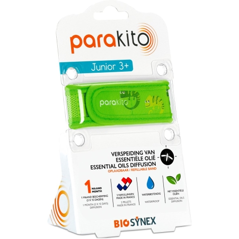Parakito Anti-Muggenarmband Junior 3+ Kameleon | 1 stuk