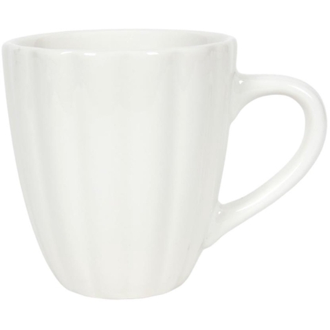 Mok 350ml Flower off white 6st