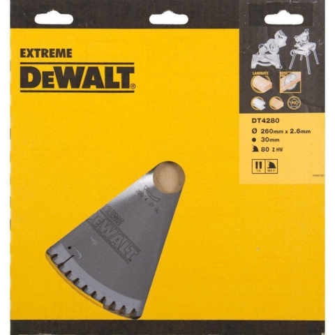DeWalt Accessoires Cirkelzaagbl. S40 260x30x80t - DT4280-QZ