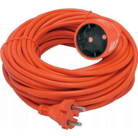 Enzo Verlengsnoer | PVC | oranje | 2x1qmm | 20m - 1167050