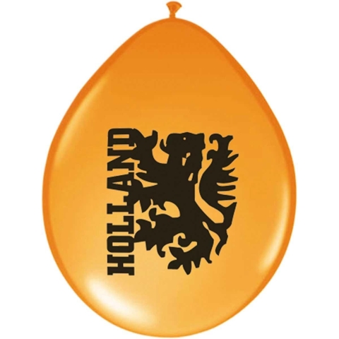 leeuw ballonnen oranje, 100 stuks