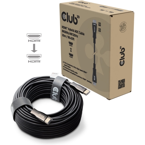 HDMI hybride AOC kabel 8K60Hz/4K120Hz 30m Kabel