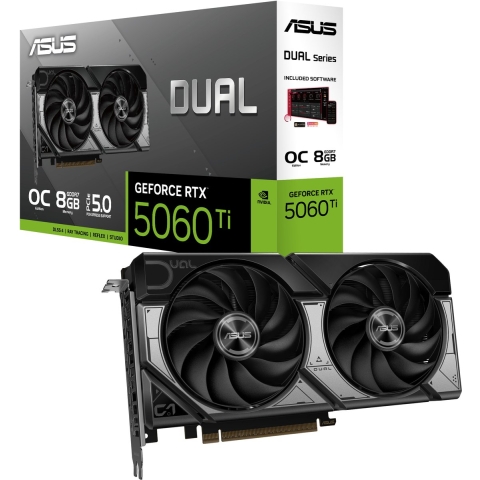 DUAL GeForce RTX 5060 Ti OC 8G Grafische kaart