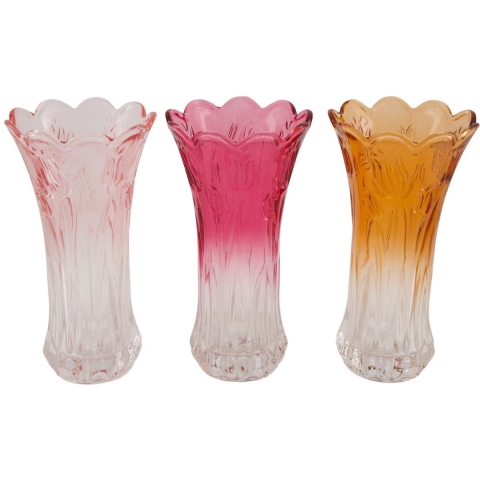 Vaas glas Ø13xh23.5cm
