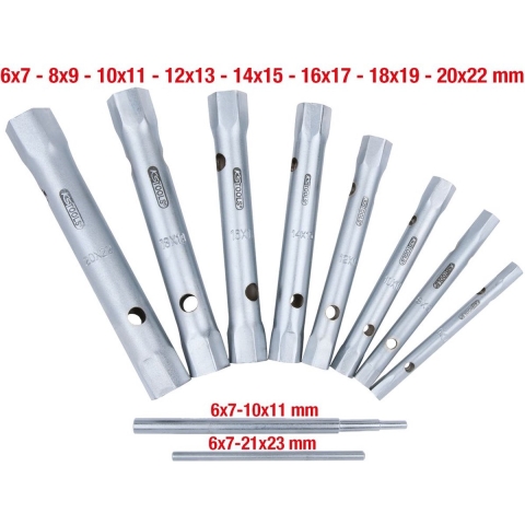 KS Tools 5180900 518.0900 Pijpsleutel 10-delig