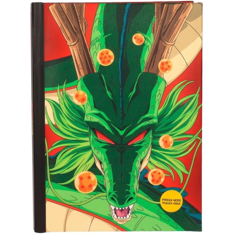 Dragon Ball Z Notebook with Light Shenron Dragon