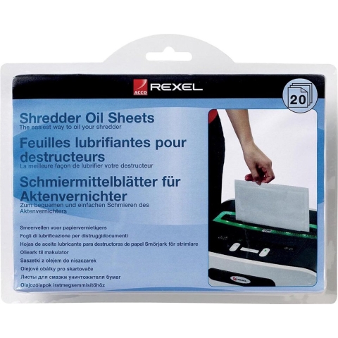Oil Sheets voor Papiervernietigers (20)
