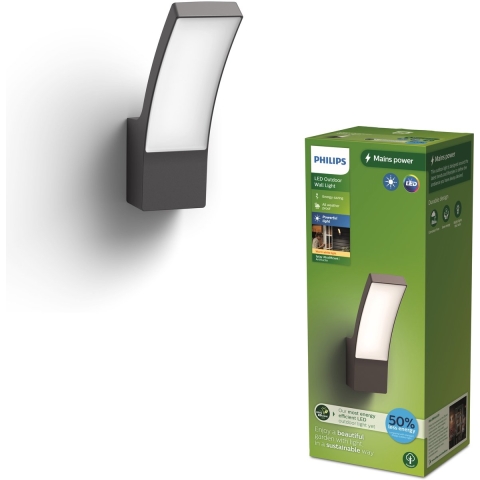 Splay wand antraciet 12w - Philips