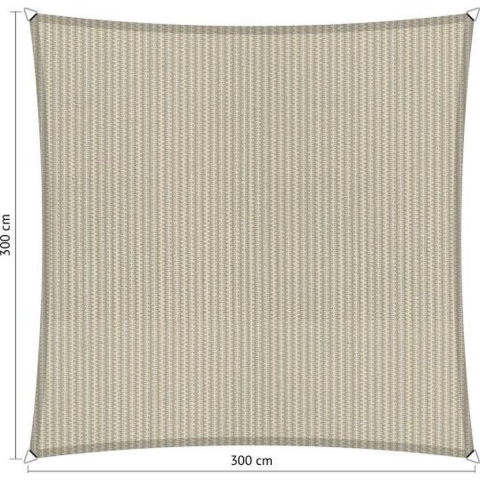 Vierkant 3,00x3,00 m Sahara Sand - Shadow comfort