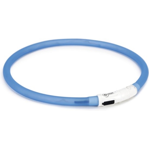 Beeztees Safety Gear Dogini - Halsband Hond - Blauw - 70 cm