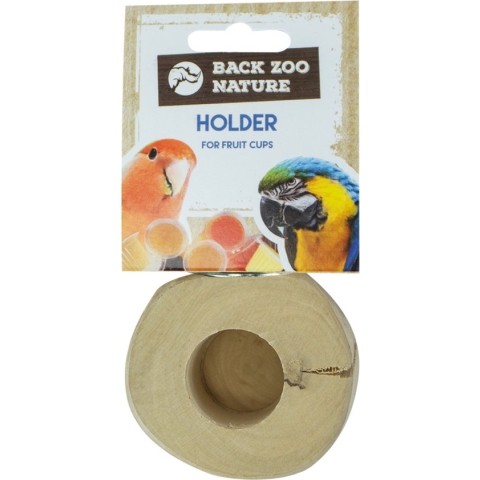 Back zoo nature fruitkuipje houder met schroef (15X13X4 CM)