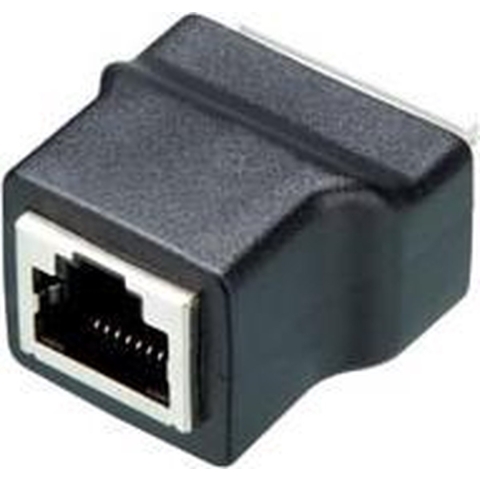 8P8C (RJ45) VROUWELIJK NAAR 8-POLIGE SCHROEFLOZE AANSLUITING (5 ST)