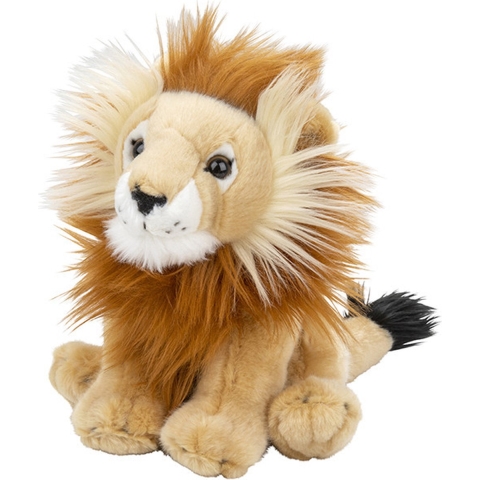 Pluche leeuw knuffel - 22 cm - Leeuwen Knuffeldieren -