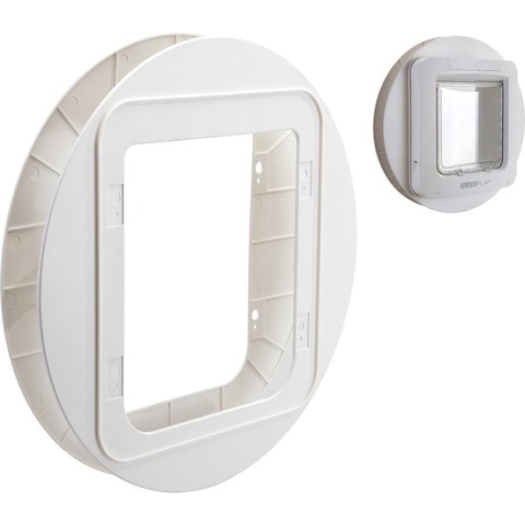 SureFlap Kattenluik Montageadapter L - Wit - 18 x 17 cm