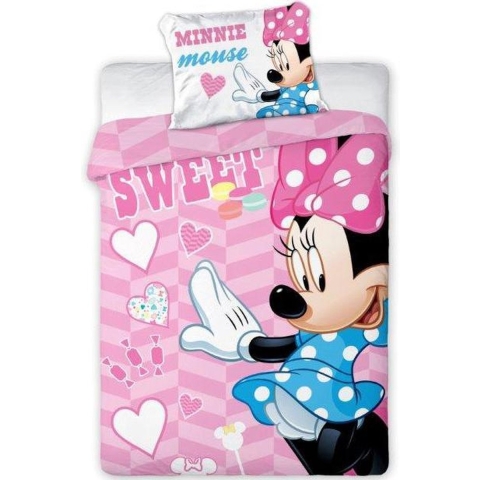 Minnie Mouse dekbedovertrek, 100 x 135 cm