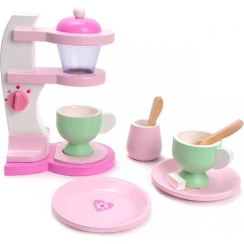 houten koffiezetapparaat