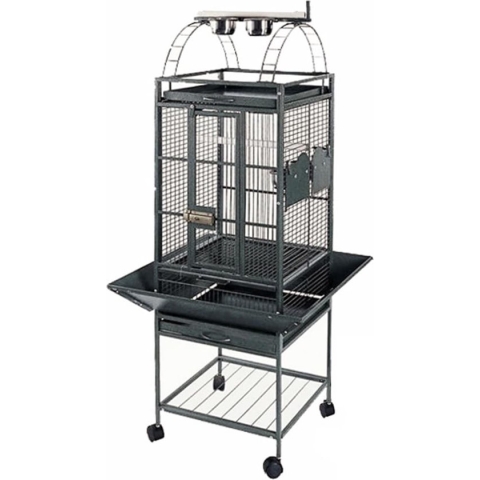 Strong Vogelkooi Villa Helios - Zwart - 69 x69 x 144 cm
