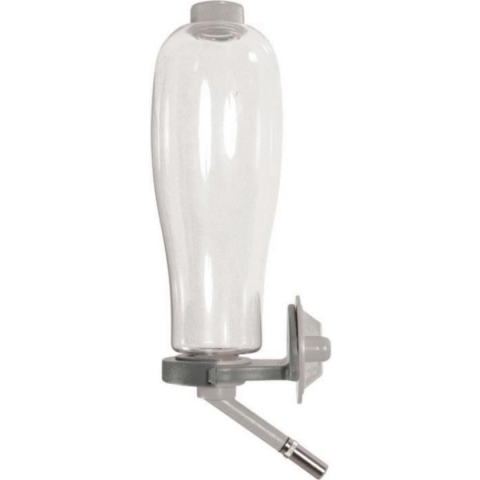 Zolux Drinkfles Top Grijs&Transparant - Waterfontein - 27 cm