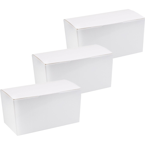Cadeaudoosje/bonbondoosje - 11 x 5 cm - Bruiloft bedankje - 100x stuks - wit - 125 gram -