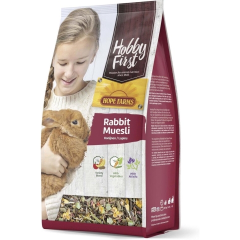 Hobbyfirst Hope Farms Rabbit Muesli - Konijnenvoer - 2.5 kg