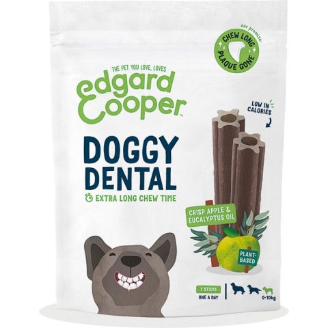 Edgard & Cooper Doggy Dental Sticks Appel - Eucalyptusolie Small
