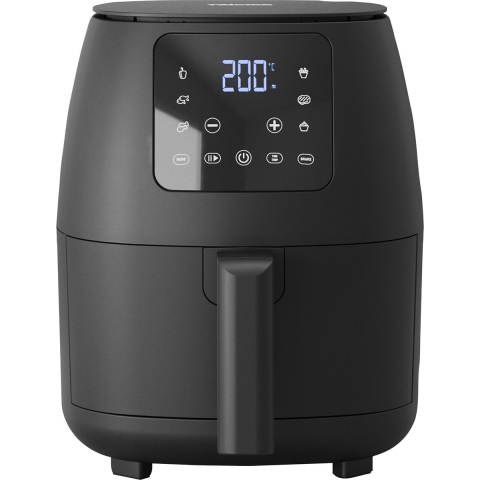 Tristar Airfryer Mini Crispy FR-9015 - 2 liter - Digitale Heteluchtfriteuse - PFAS vrij - 6 kookprogramma's - Antiaanbaklaag - Regelbare thermostaat -