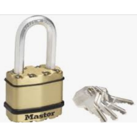 Masterlock Hangslot Excell 45mm, b. 38mm, O8mm - M1BEURDLF M1BEURDLF