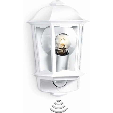 Steinel AUSSENLEUCHTE L 190 S WS 644512 Buitenlamp met bewegingsmelder (wand) LED E27 100 W Wit