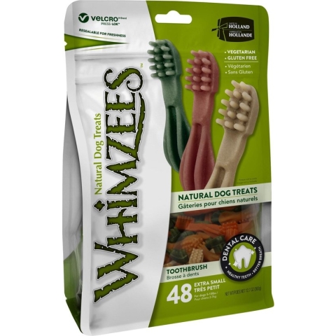 Whimzees Tandenborstel Star XS - Kauwsnacks - Hond - 6,5cm - 48st