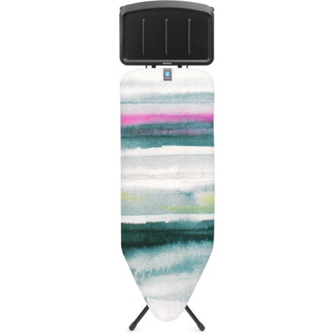 Brabantia Strijkplank C met Stoomunithouder - 124 x 45 cm - Morning Breeze