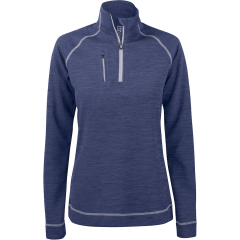 Cutter & Buck 358413 Chambers Hz Sweater Ladies - Denim Mélange - XL