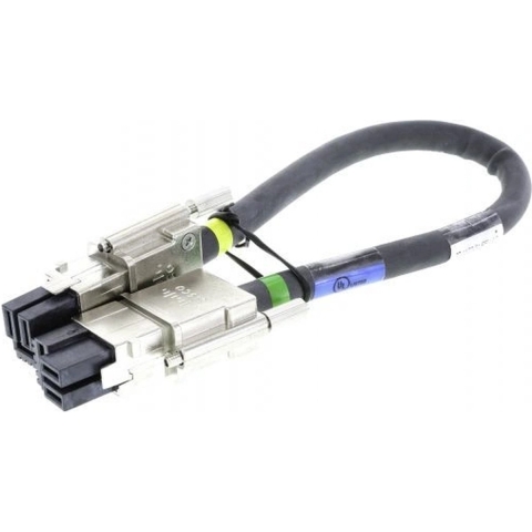 3750X Stack InfiniBand/fibre optic cable 0,3 m Zwart