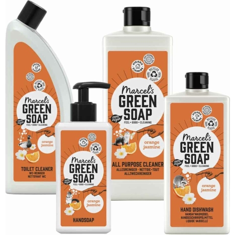 Marcel's Green Soap Sinaasappel&Jasmijn Schoonmaak Pakket