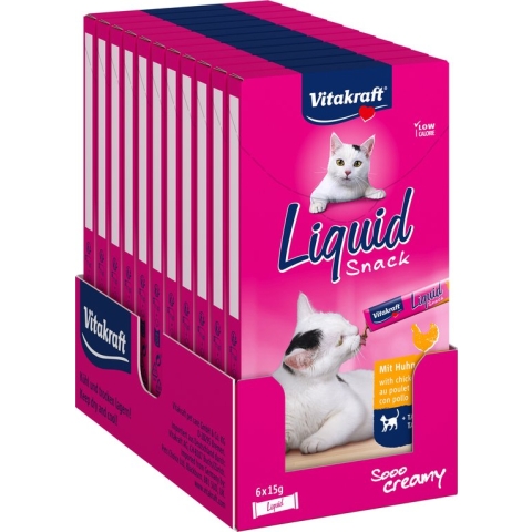 Vitakraft Liquid Snack kip - 11x6 stuks (66 stuks)