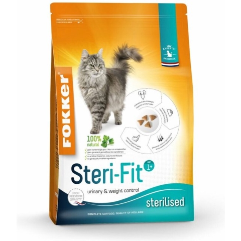 Fokker Steri-Fit Kattenvoer Gevogelte 10 kg