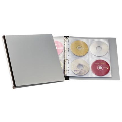 Durable CD/DVD-ordner 96 CDs/DVDs/Blu-rays Zwart, Grijs 12 stuk(s) 527701