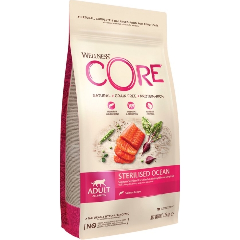 Wellness Core Grain Free Cat Sterilised - Zalm - Kattenvoer - 1.75 kg