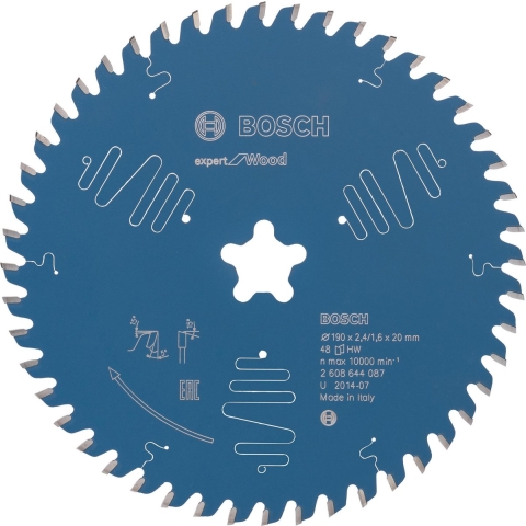 Bosch Accessoires Cirkelzaagblad | 190x2.4/1.6x48T - 2608644087