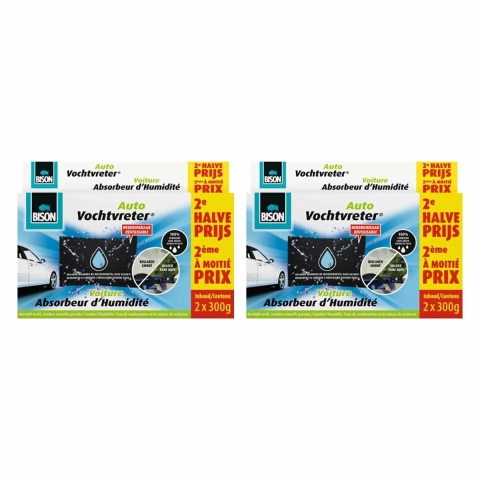 2x Bison Vochtvreter Auto 2 x 300 gr