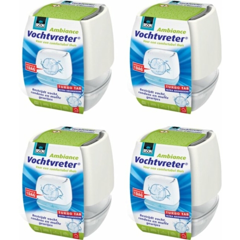 4x Bison Vochtvreter Ambiance 100 gr