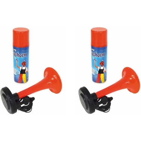 Luchthoorn / Stadiontoeter - 4x - met gas - 40 ml -