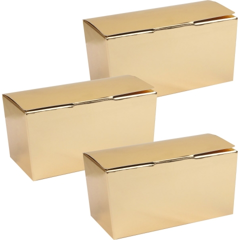 Cadeaudoosje/bonbondoosje - 7 x 3 cm - Bruiloft bedankje - 100x stuks - goud - 50 gram -